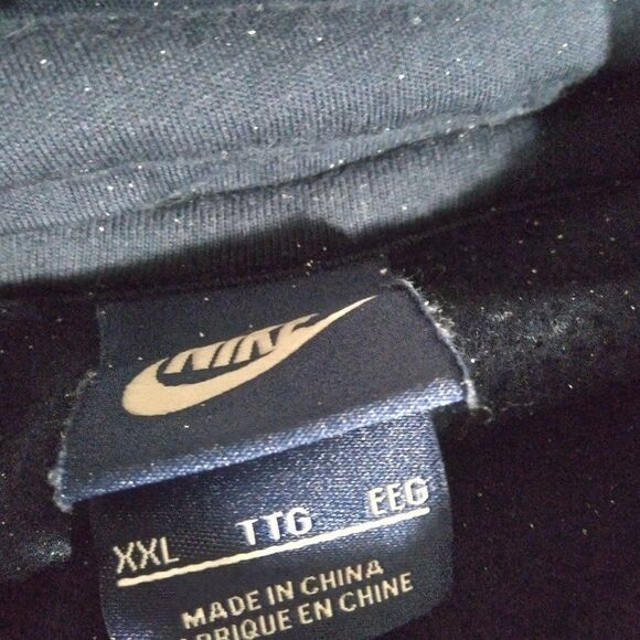 Vintage Nike Swoosh Logo Embroidered Hoodie Sweatshirt - Picture 5 of 10